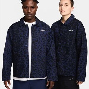 Nike SB Allover Print blue Skate Chore Coat, unisex, XL